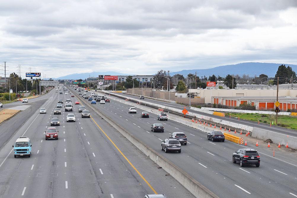 A South San Francisco 11 lane highway. 